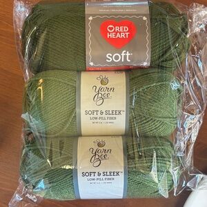 Soft Green Yarn